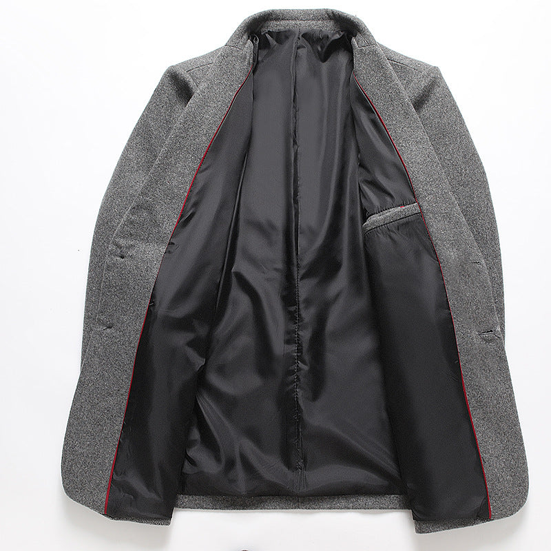 Men's woolen suit jacket