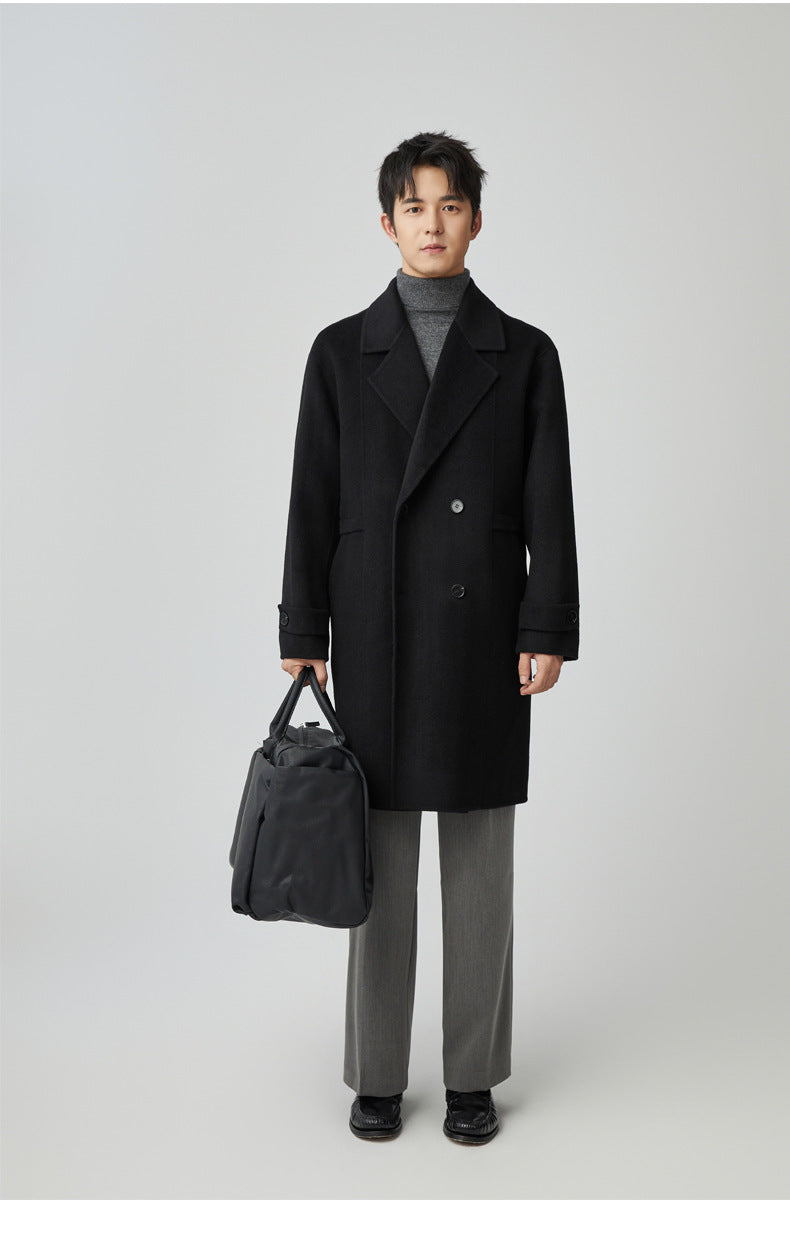 100% Premium Wool British-Style Tailoring Overcoat