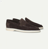 Mens Slip-On Driving Suede Loafers