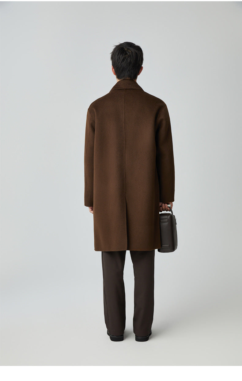 100% Premium Wool British-Style Tailoring Overcoat