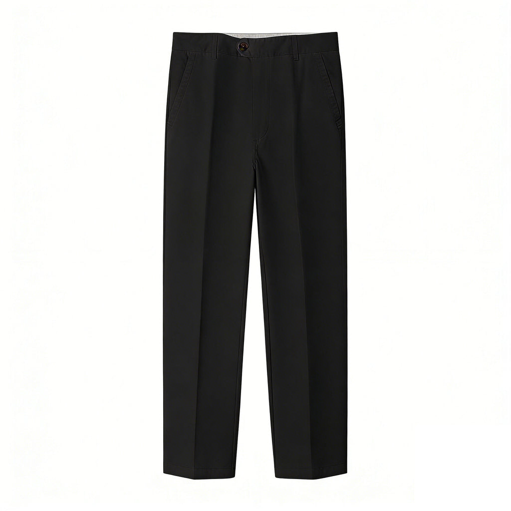 Men's Straight-Leg Cotton Casual Pants