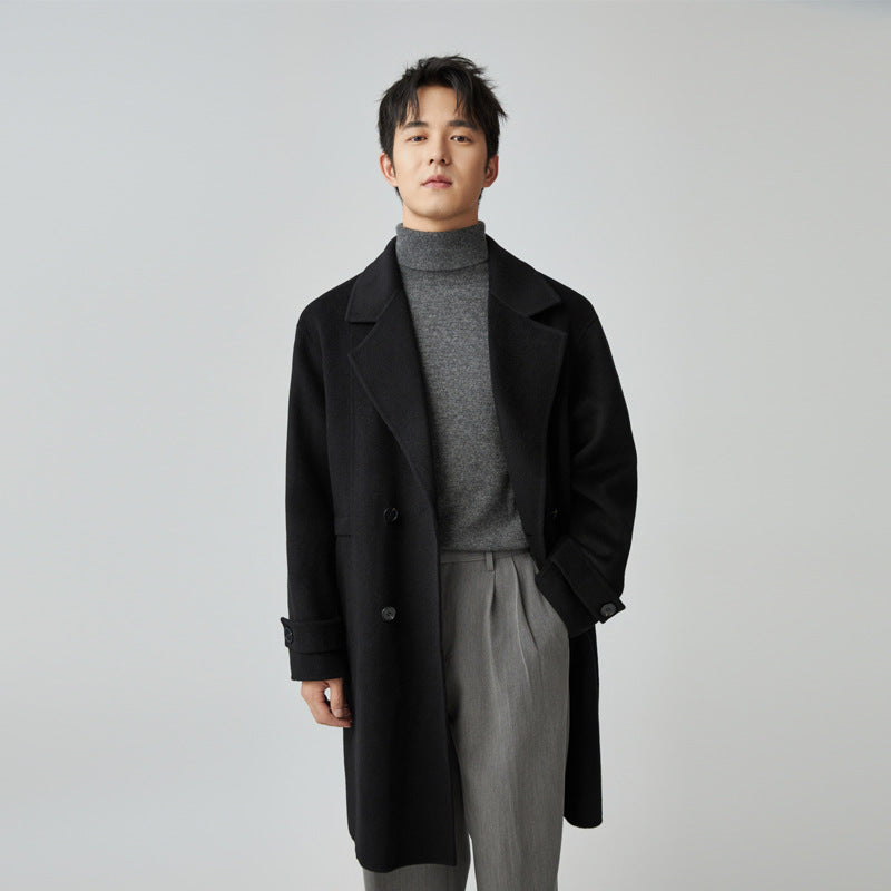 100% Premium Wool British-Style Tailoring Overcoat