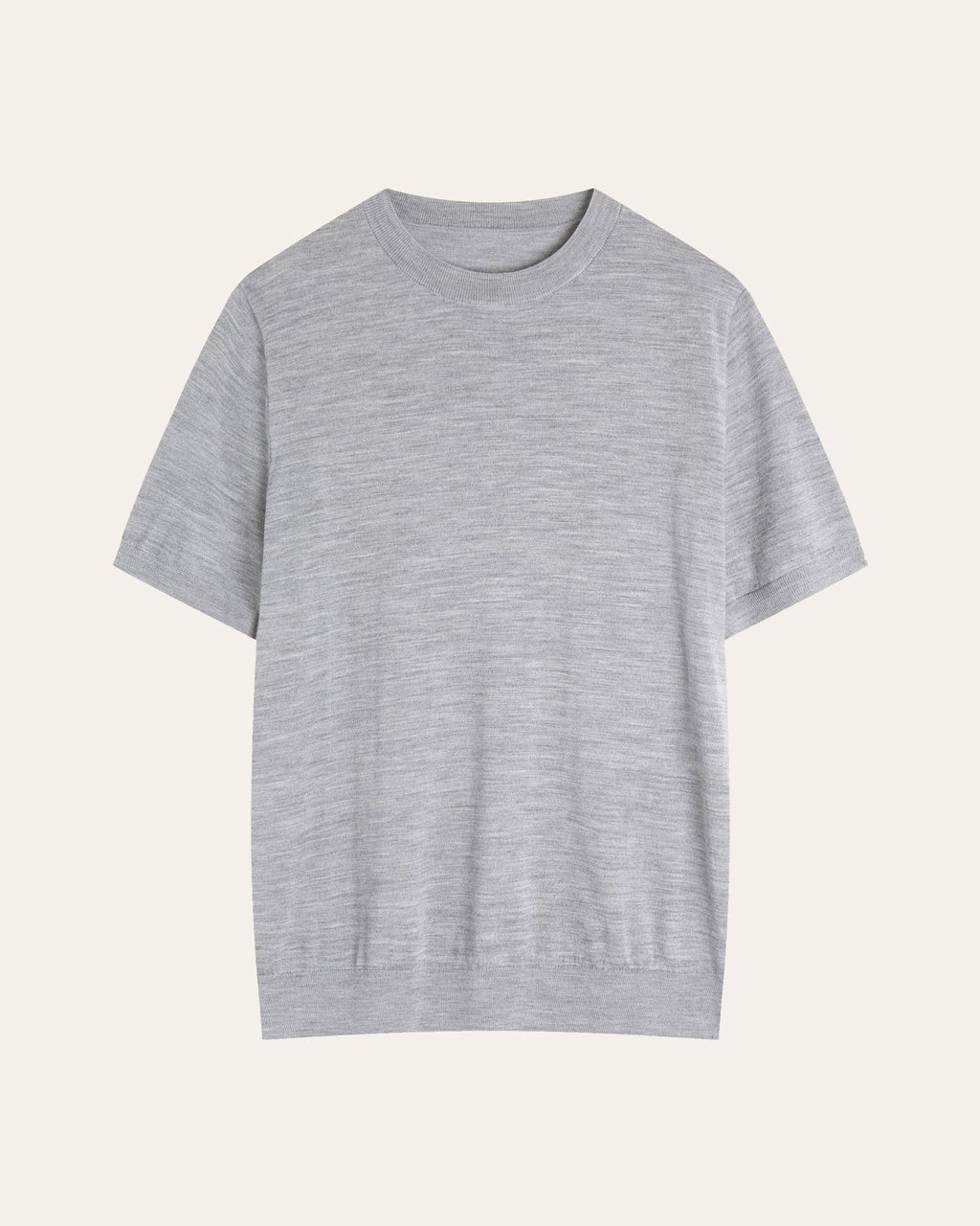 Mens Pure Wool Short Sleeve Knitwear