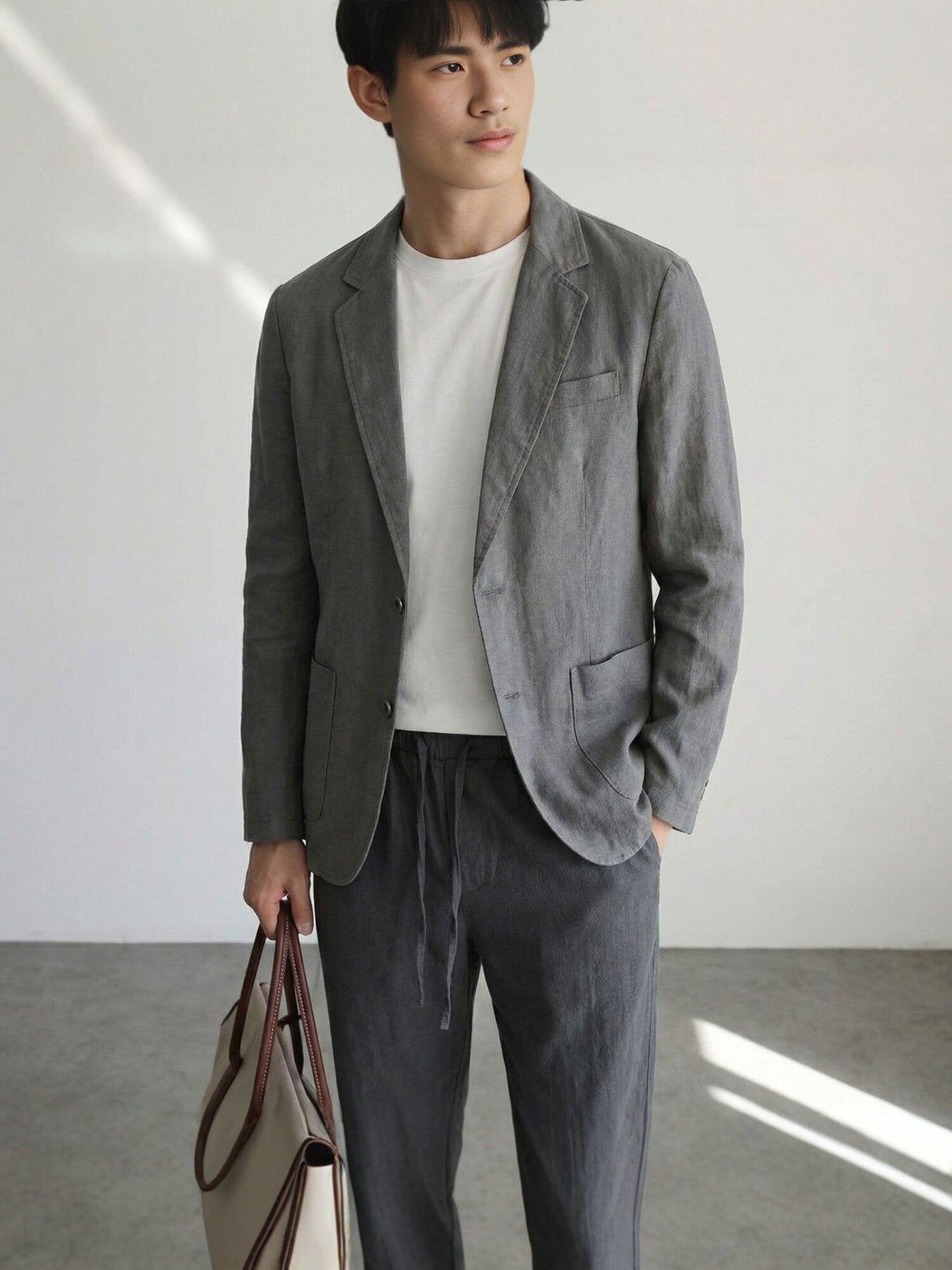 Italian Style Linen Business Jacket