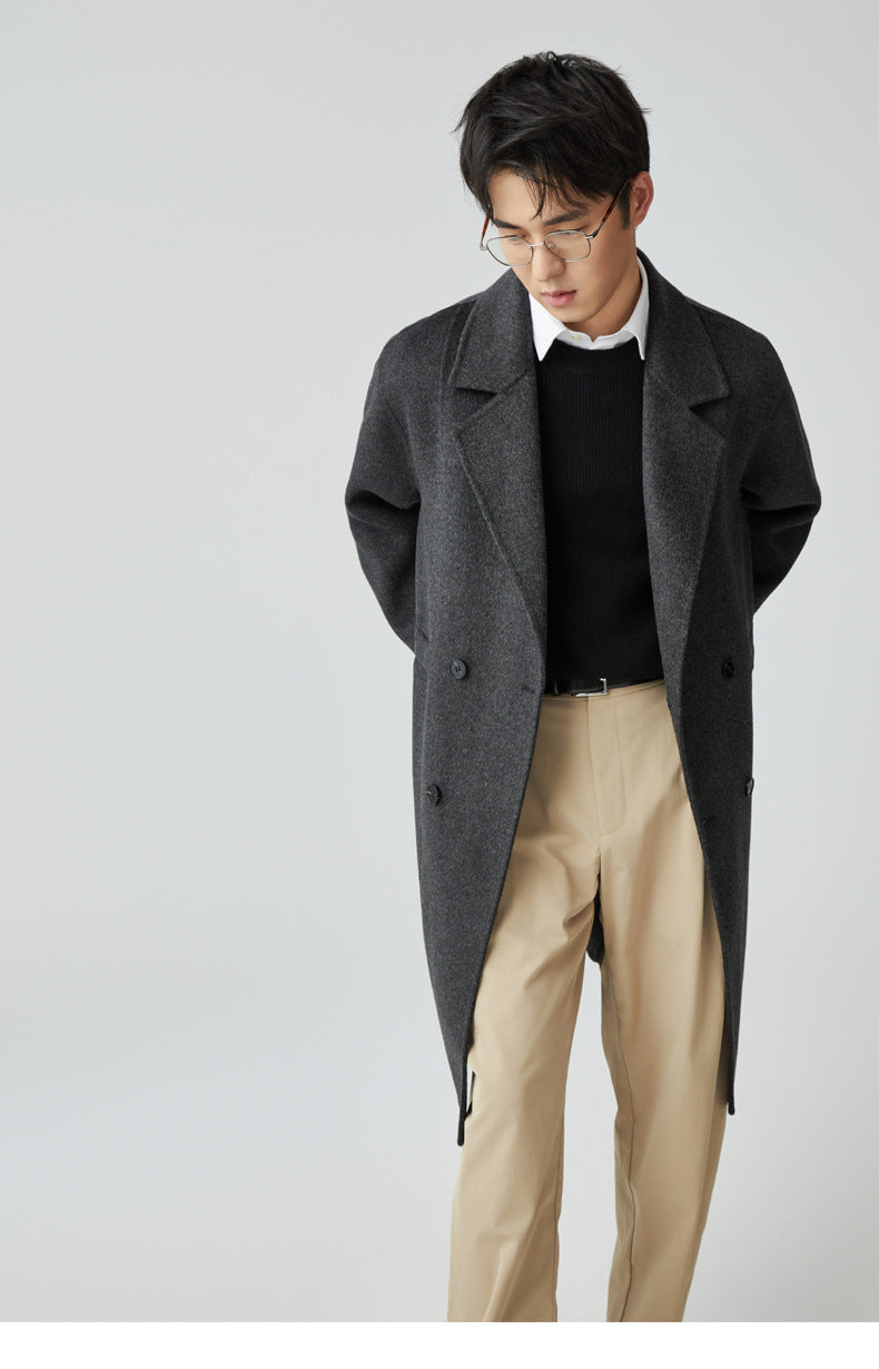 100% Premium Wool British-Style Tailoring Overcoat