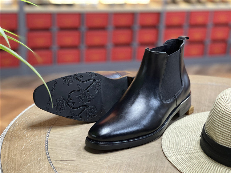 Mens High Quality Leather Chelsea Boots