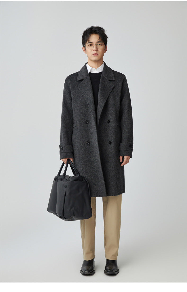 100% Premium Wool British-Style Tailoring Overcoat