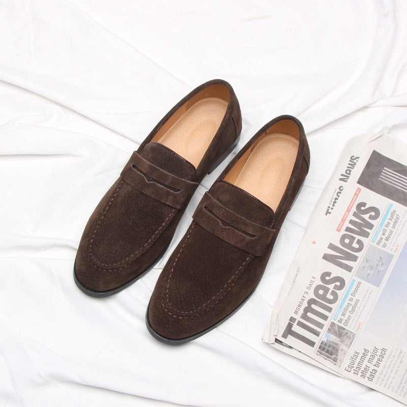 mens leather loafers