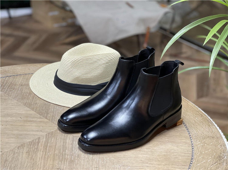 Mens High Quality Leather Chelsea Boots