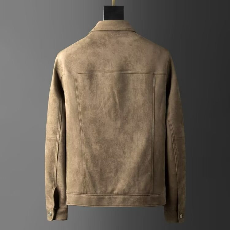 Stretch Suede Jacket for Men