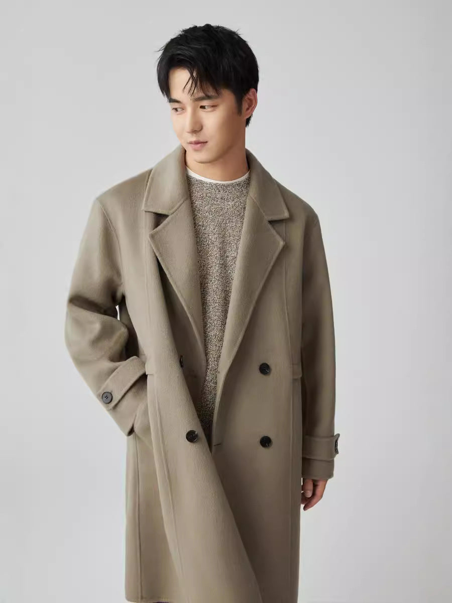 100% Premium Wool British-Style Tailoring Overcoat