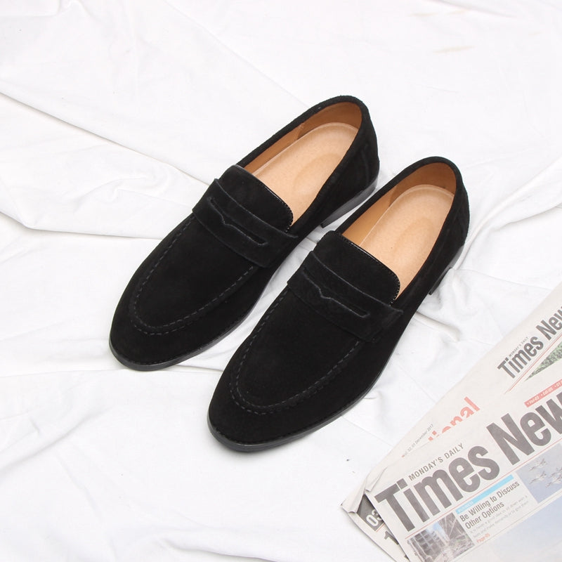 mens leather loafers