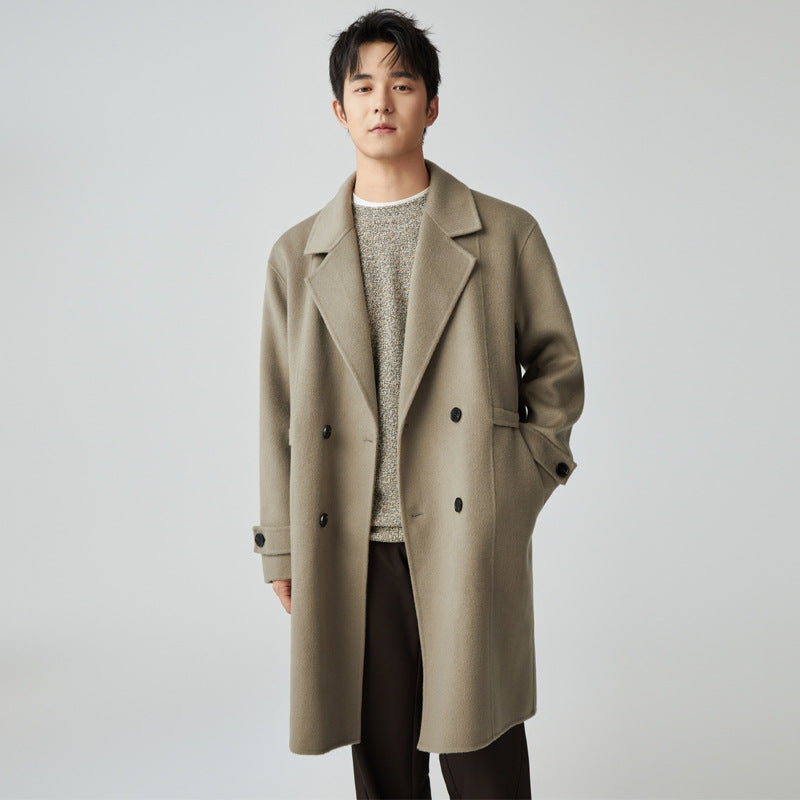 100% Premium Wool British-Style Tailoring Overcoat
