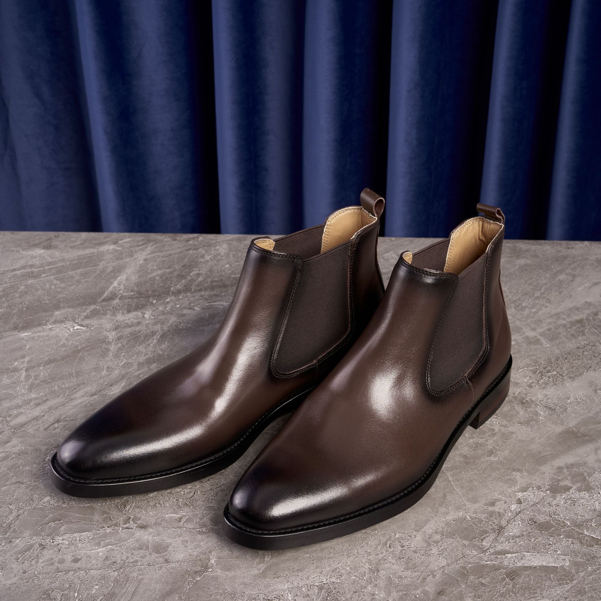 Mens High Quality Leather Chelsea Boots