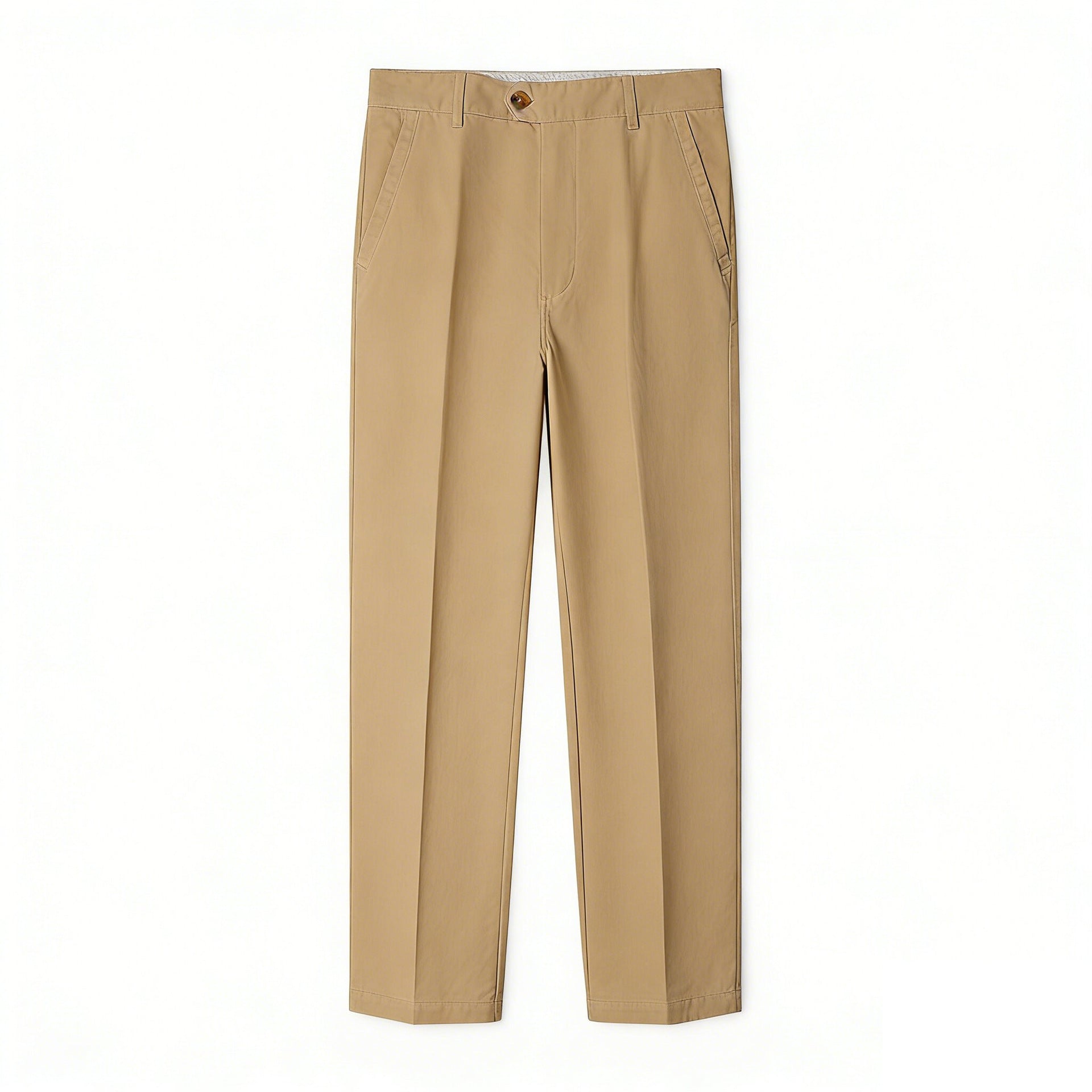 Men's Straight-Leg Cotton Casual Pants