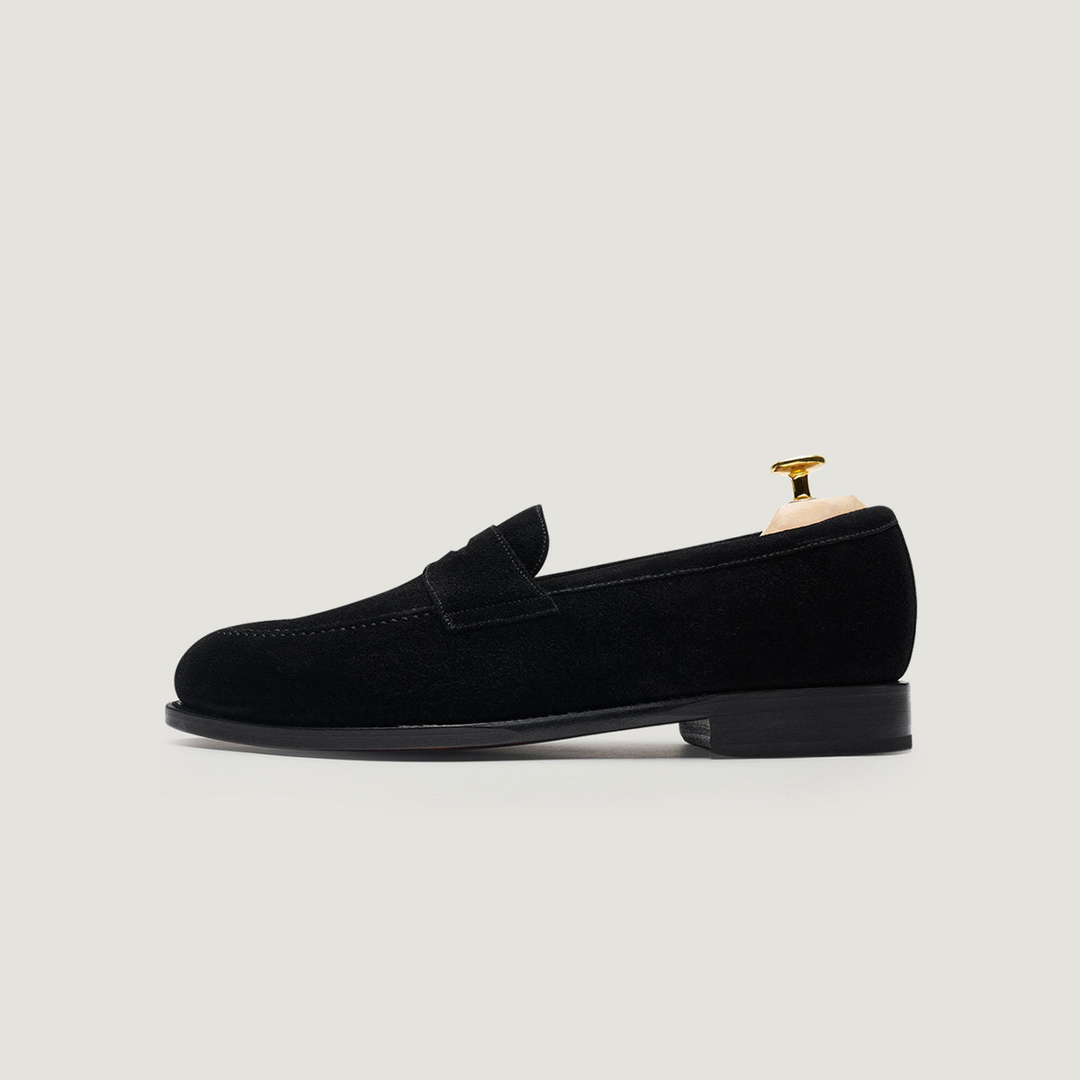 Mens nubuck leather Slip On Loafers