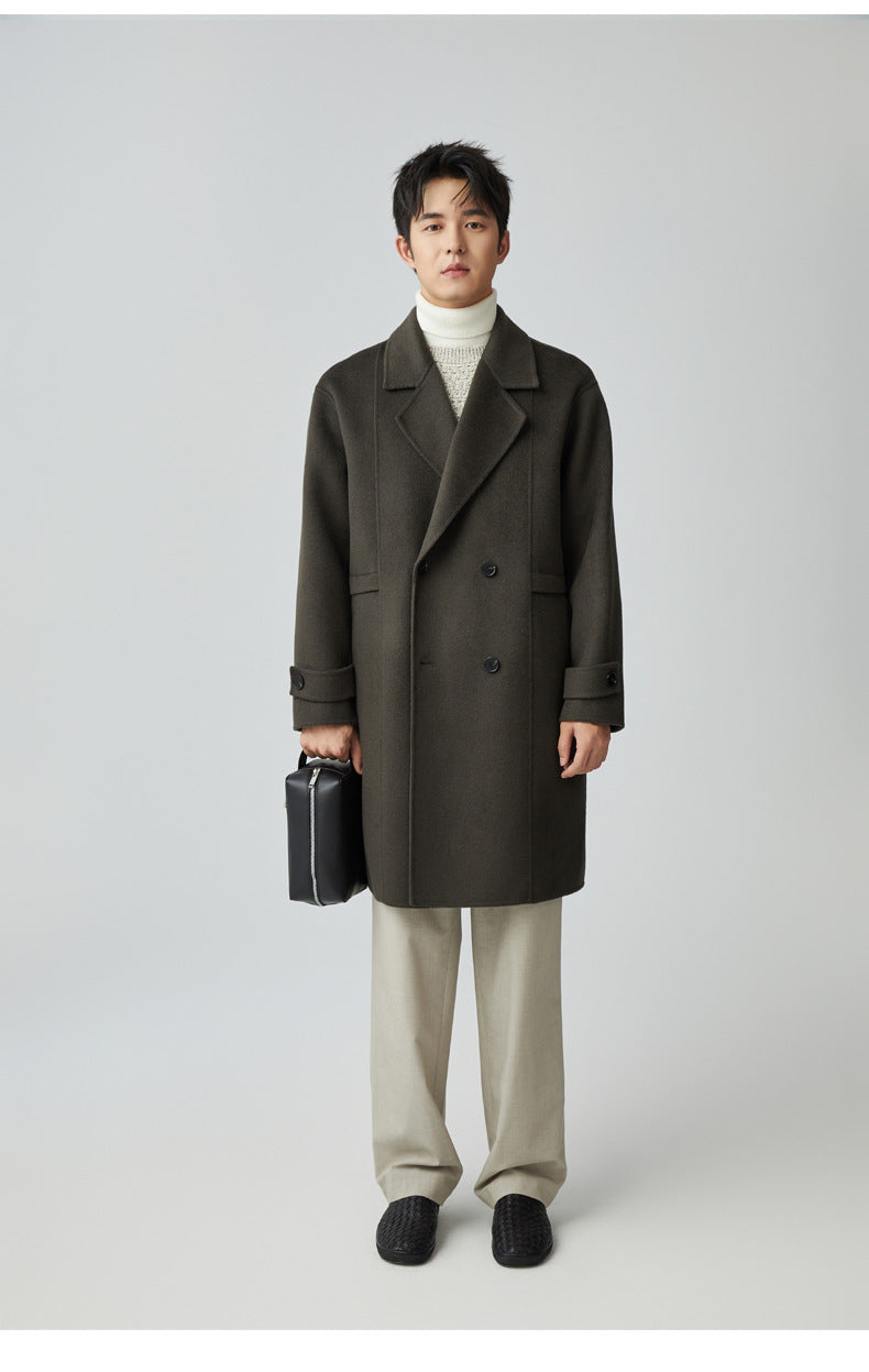 100% Premium Wool British-Style Tailoring Overcoat