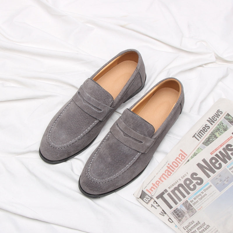 mens leather loafers