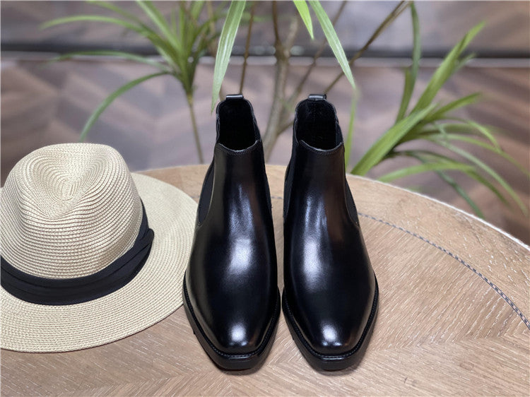 Mens High Quality Leather Chelsea Boots