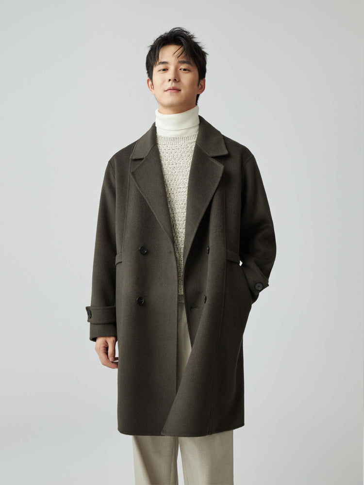 100% Premium Wool British-Style Tailoring Overcoat