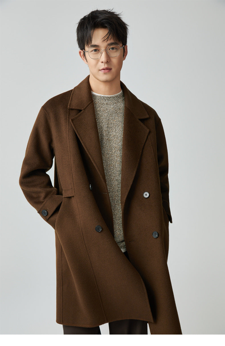 100% Premium Wool British-Style Tailoring Overcoat