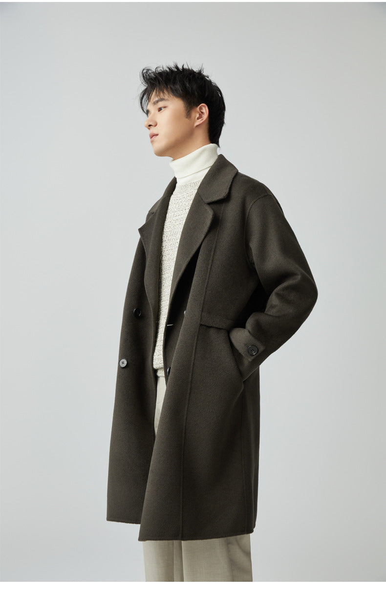 100% Premium Wool British-Style Tailoring Overcoat