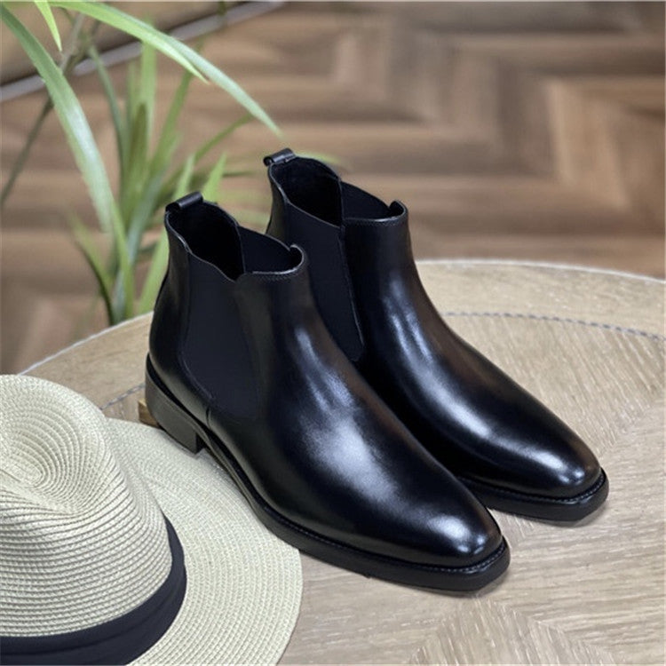 Mens High Quality Leather Chelsea Boots