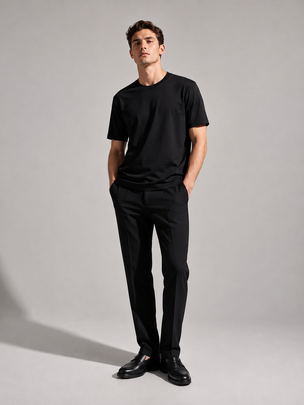 Premium Cotton Blend Mercerized Mens Tshirt