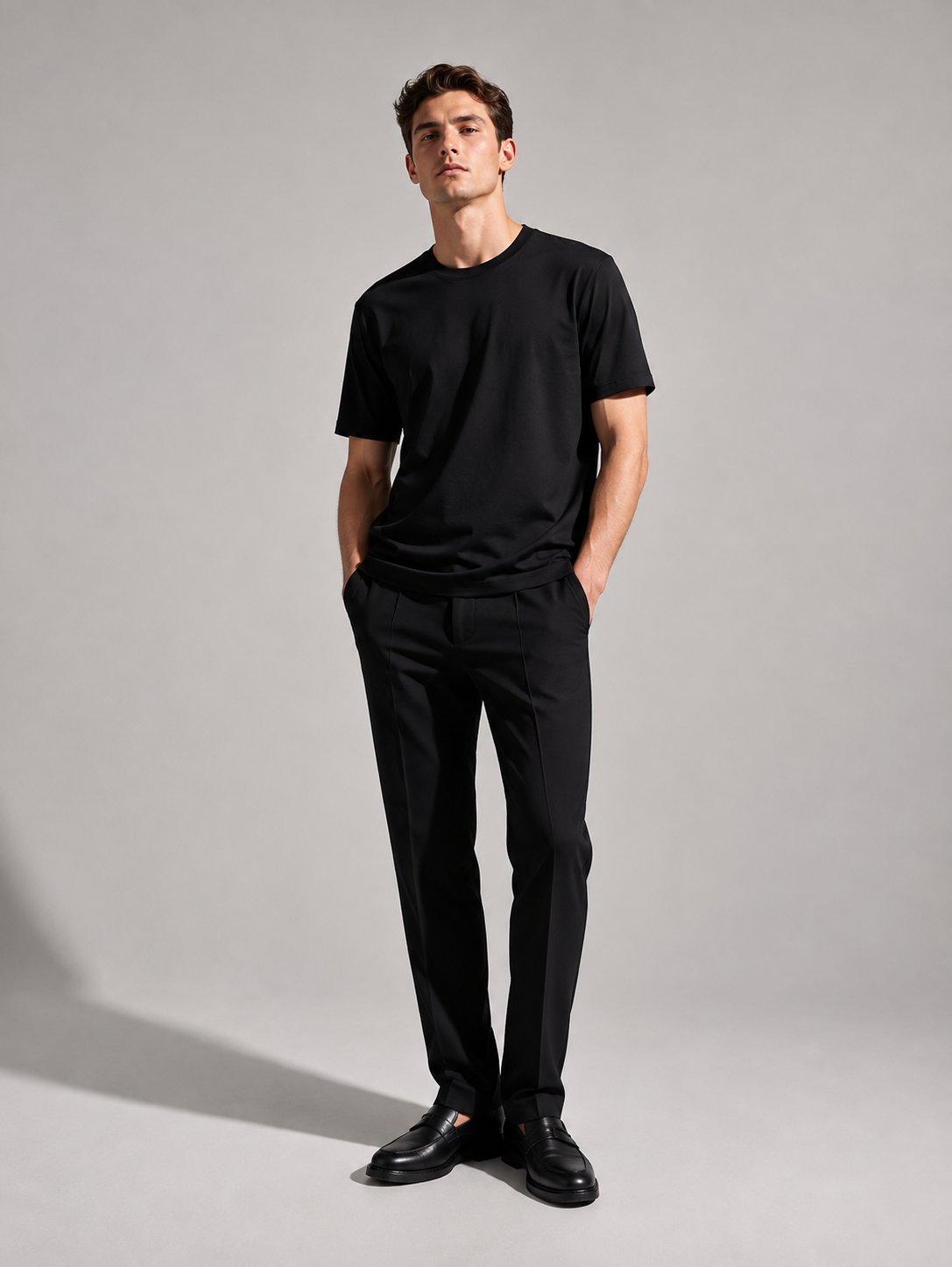 Premium Cotton Blend Mercerized Mens Tshirt