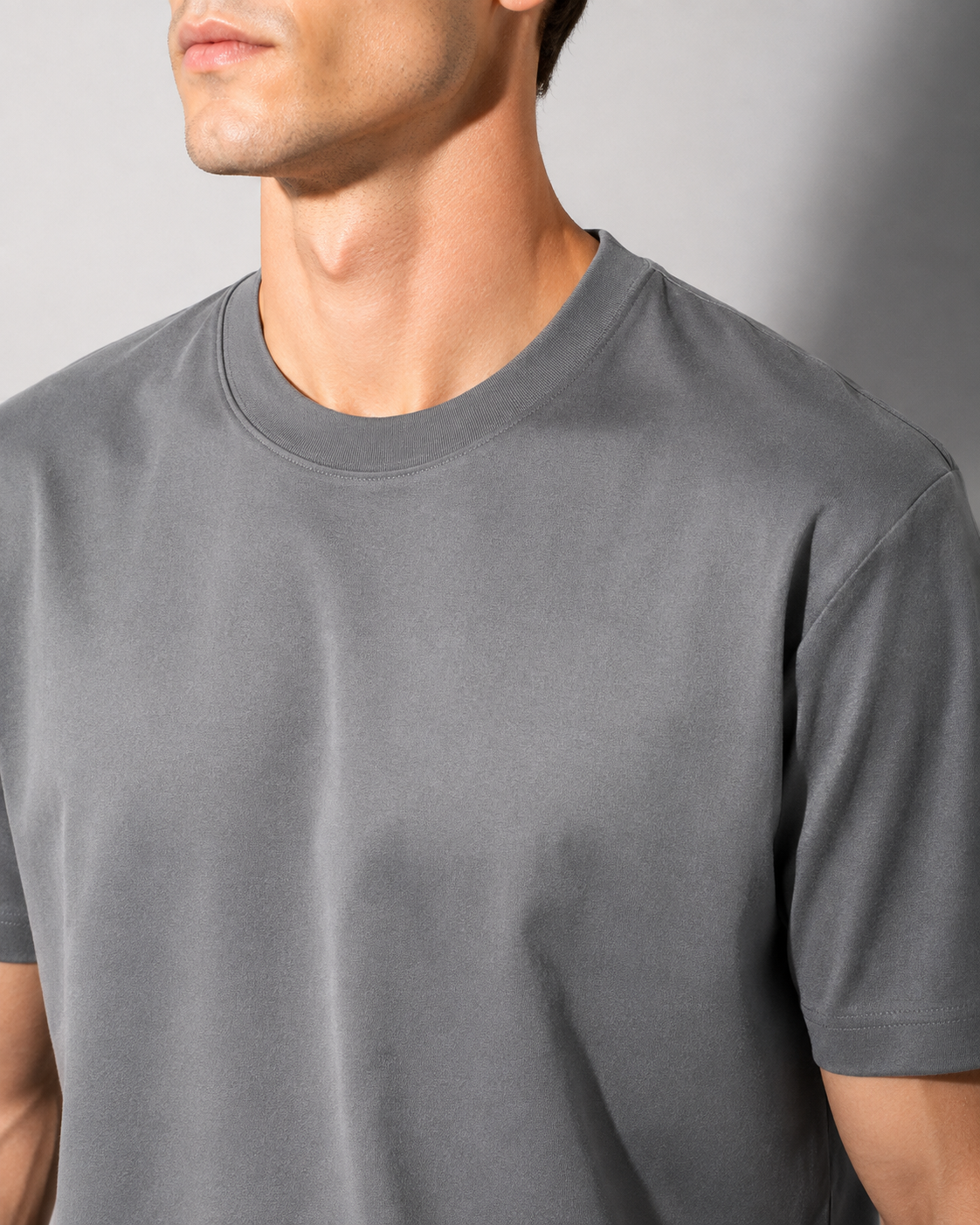 Premium Cotton Blend Mercerized Mens Tshirt