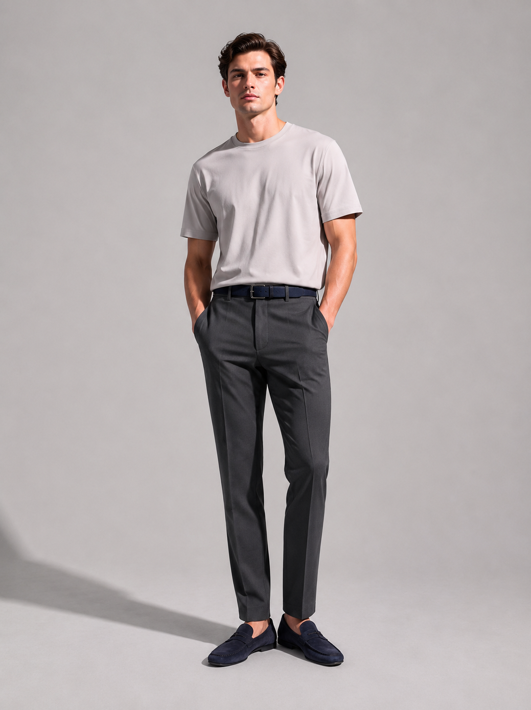 Premium Cotton Blend Mercerized Mens Tshirt