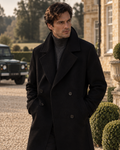 100% Premium Wool British-Style Tailoring Overcoat