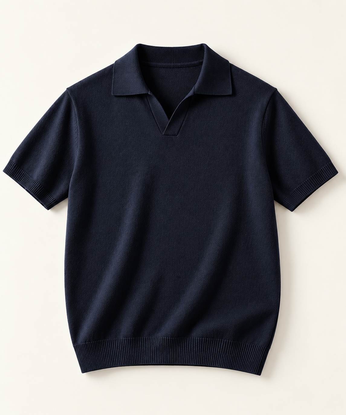 Mens Mulberry Silk Blend Polo Tshirt