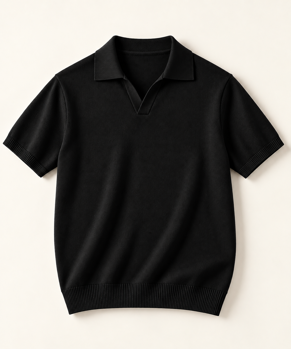 Mens Mulberry Silk Blend Polo Tshirt