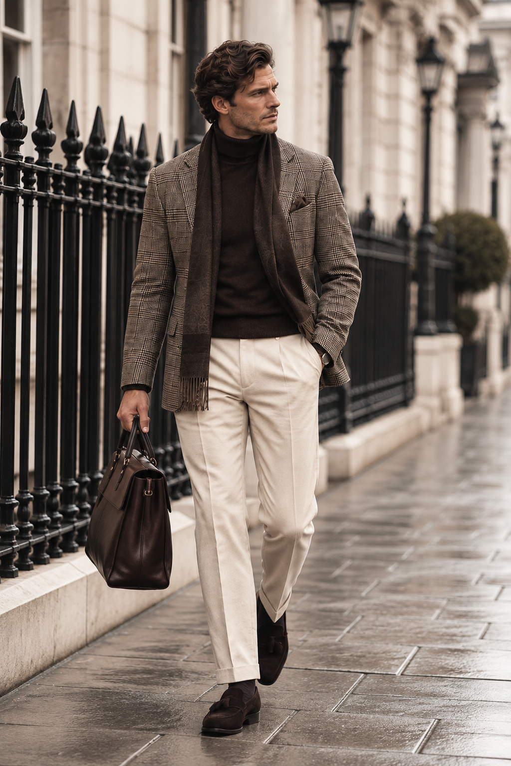 Wool Blend Wrinkle-Resistant Blazer