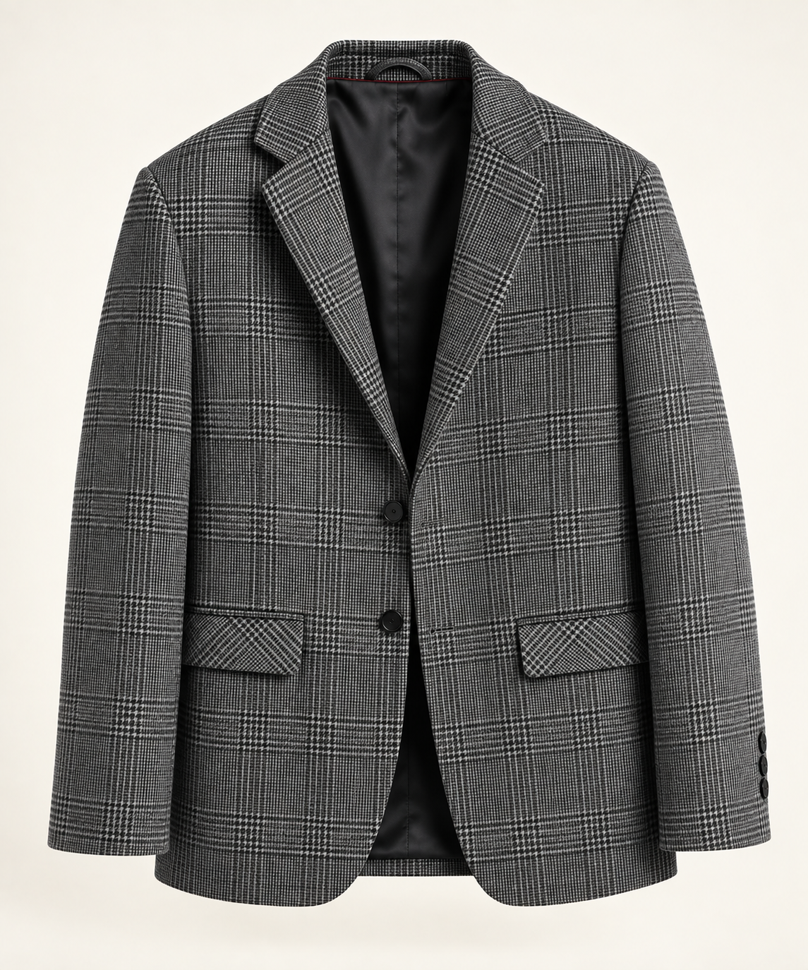 Wool Blend Wrinkle-Resistant Blazer
