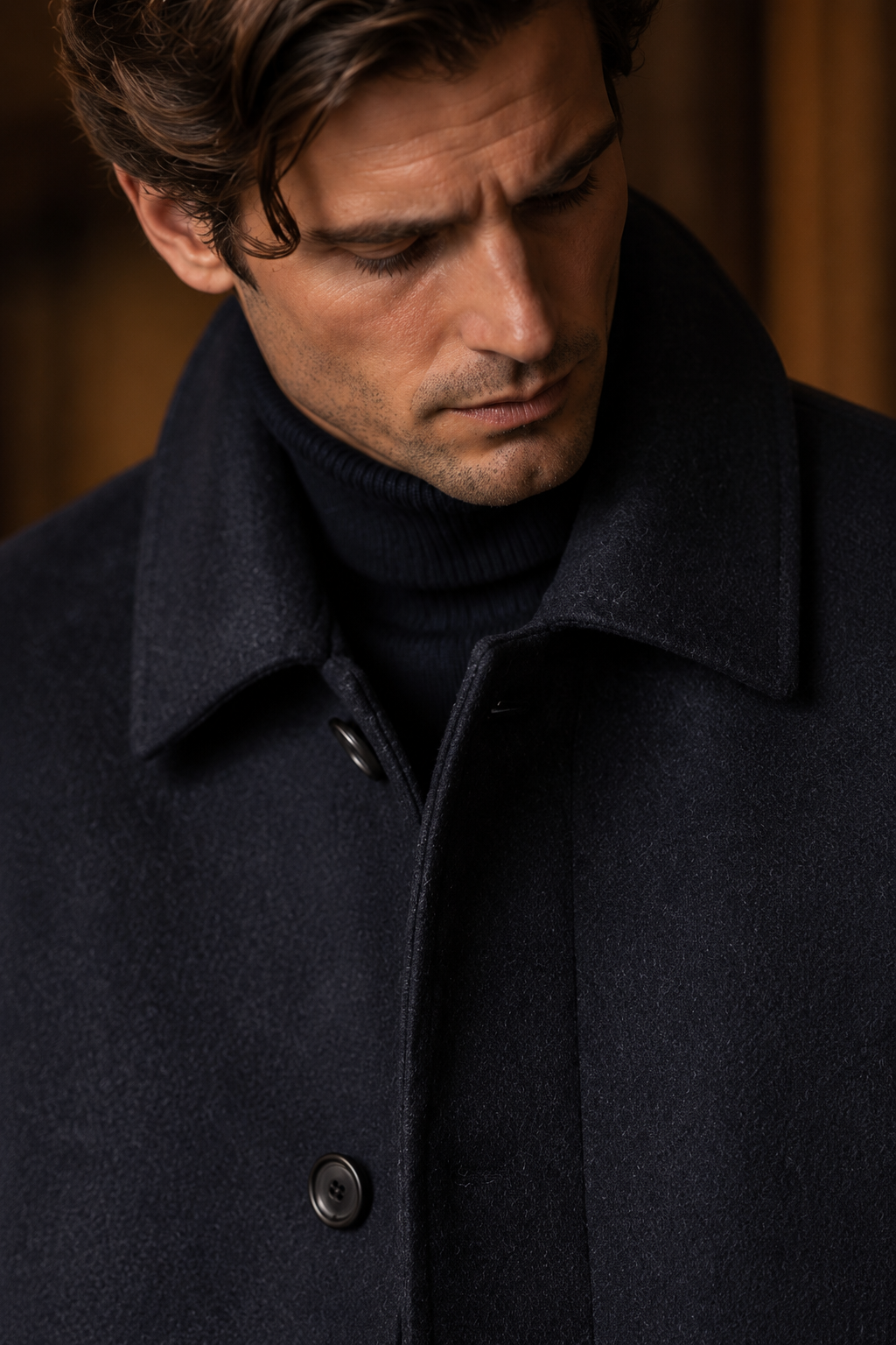 Men's Cashmere Blend Wool coat