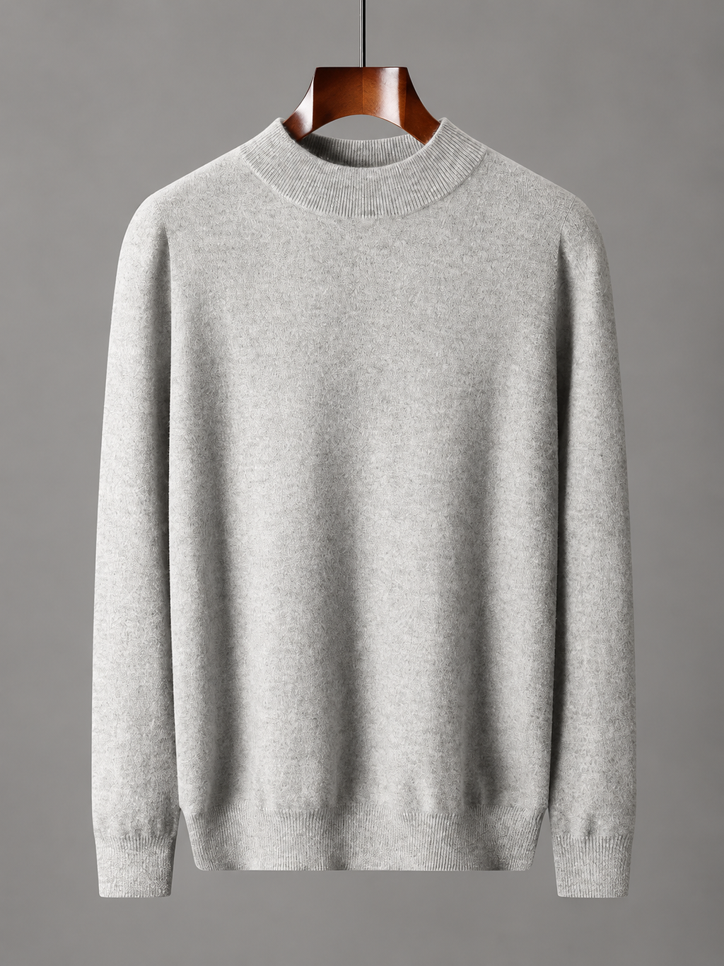 Mens Half Turtleneck Wool Sweater