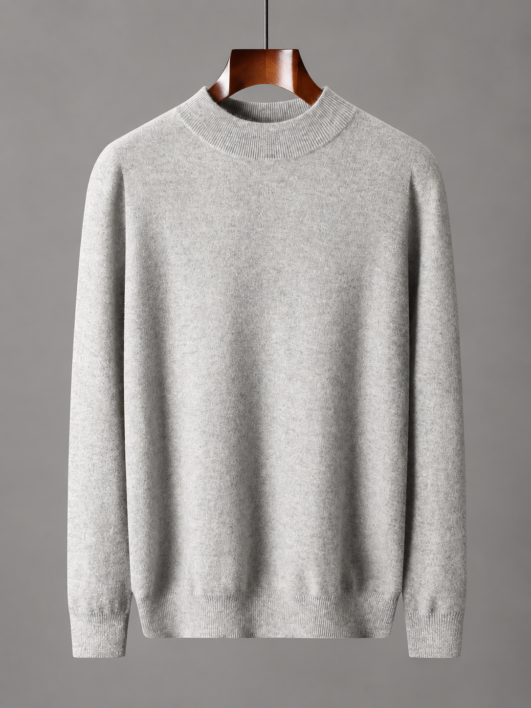 Mens Half Turtleneck Wool Sweater