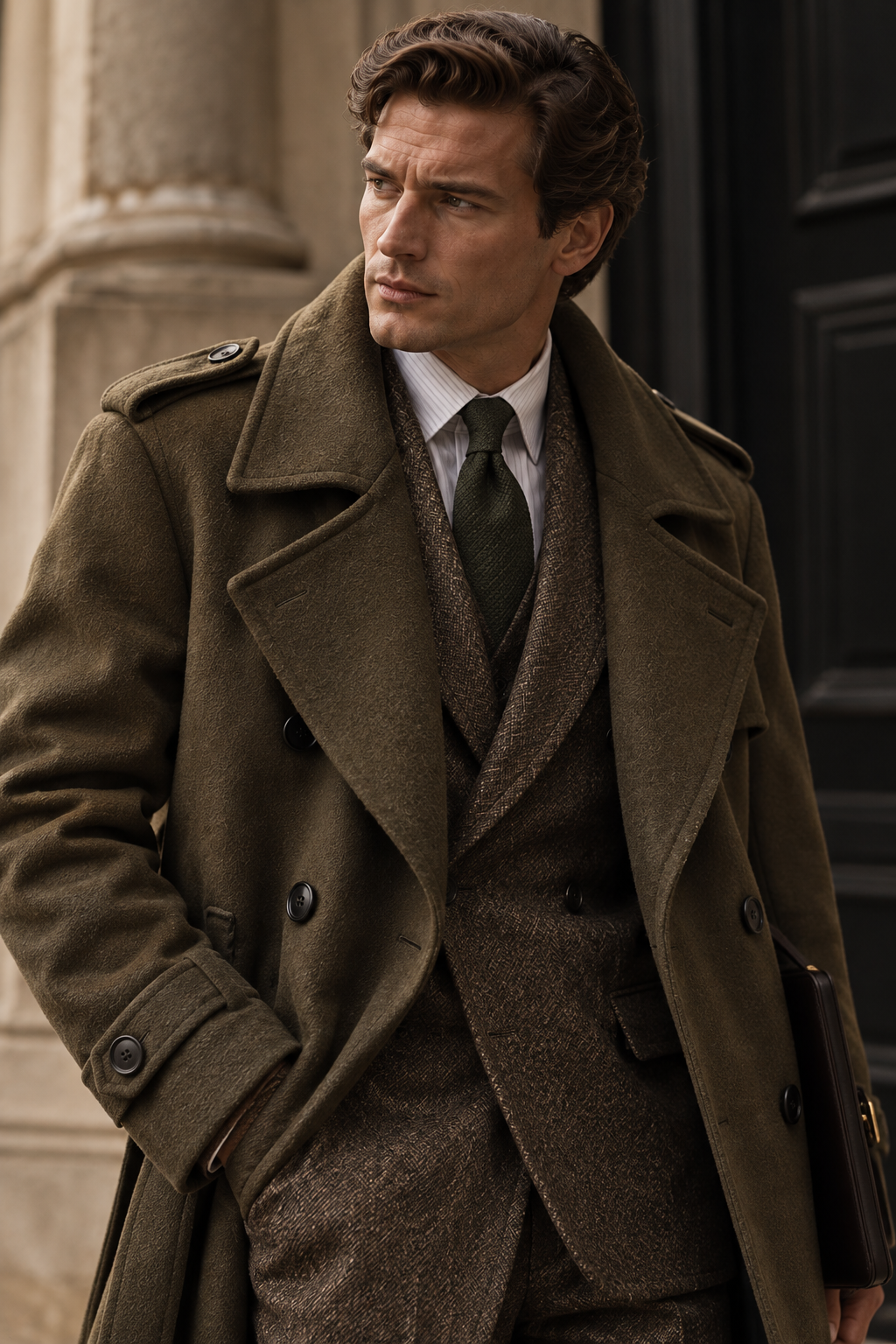 British Manor House Pure Wool Coat