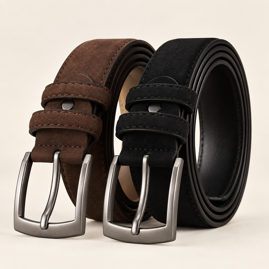 Mens Suede Belt
