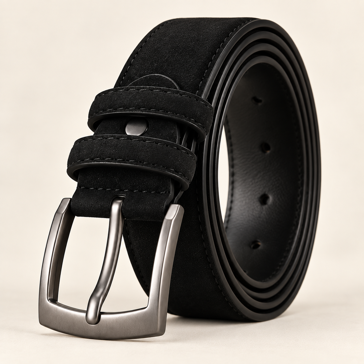 Mens Suede Belt