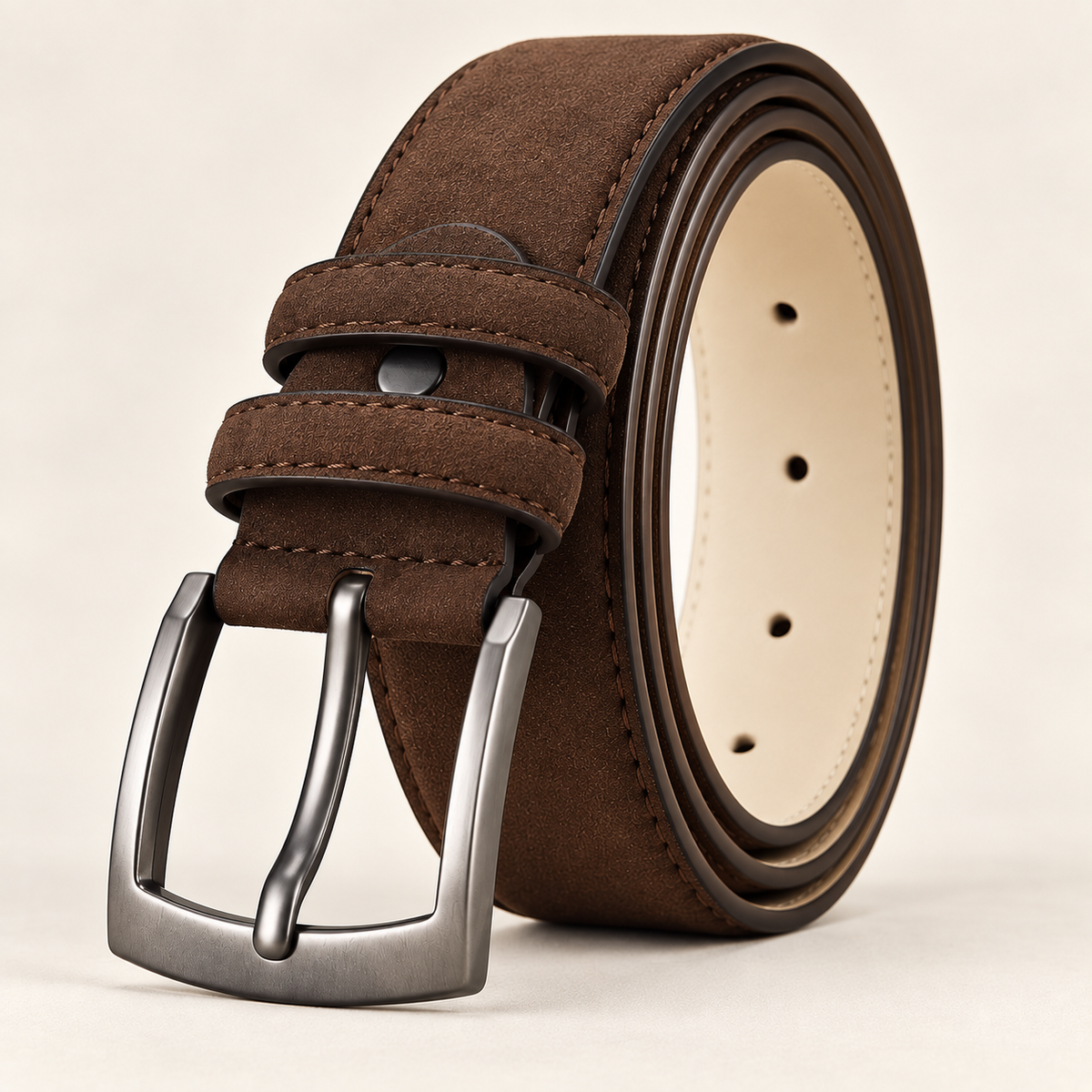 Mens Suede Belt