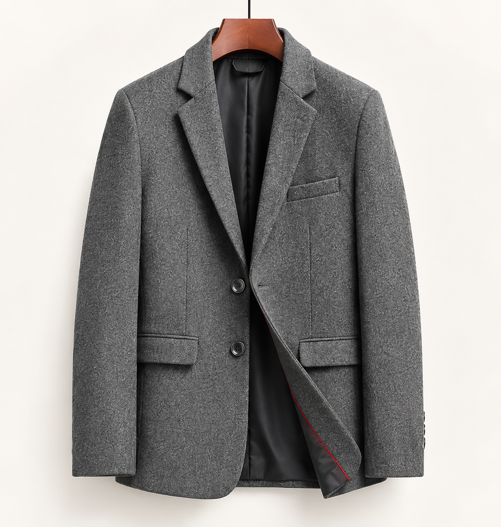 Men's woolen suit jacket