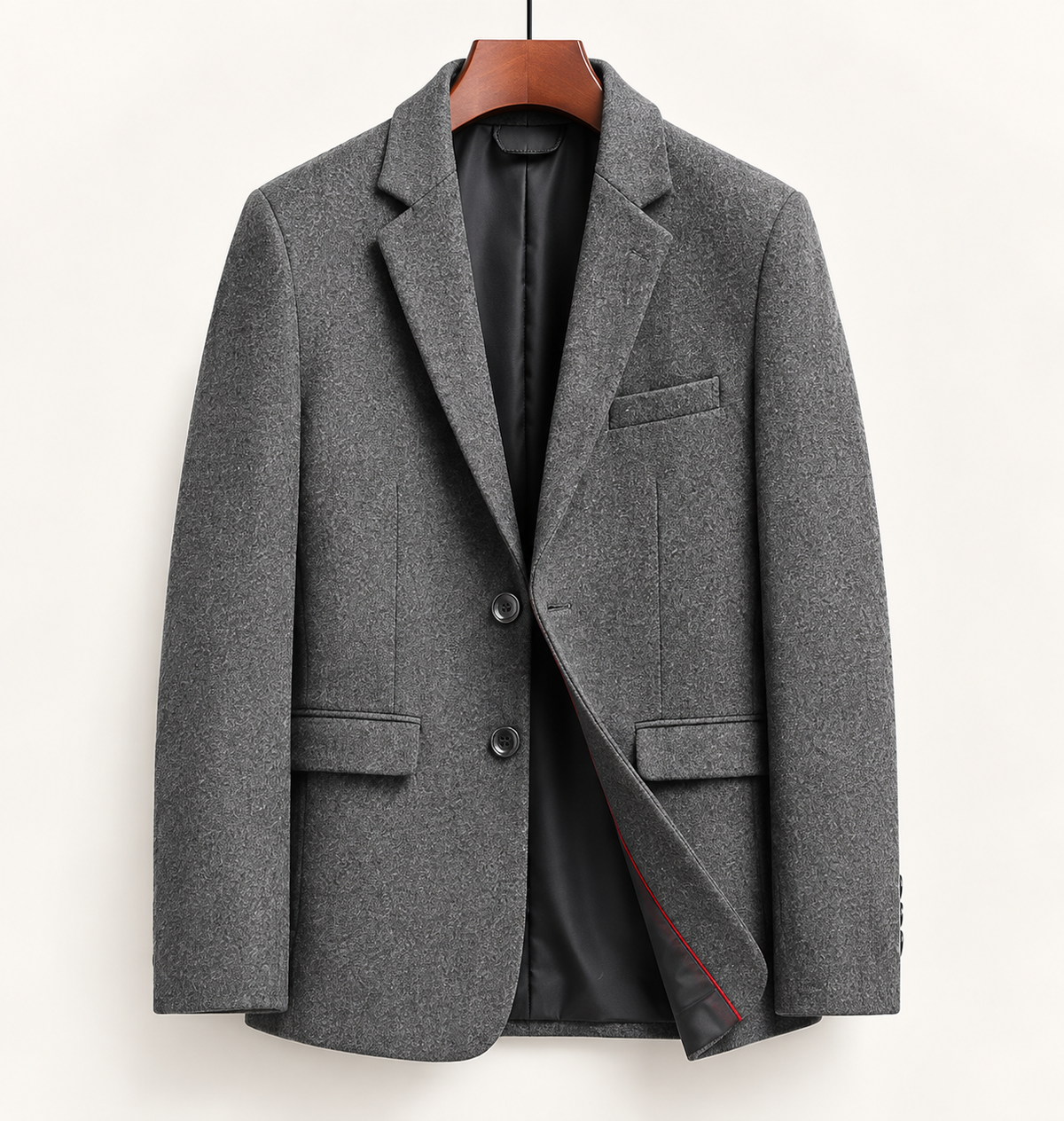 Men's woolen suit jacket