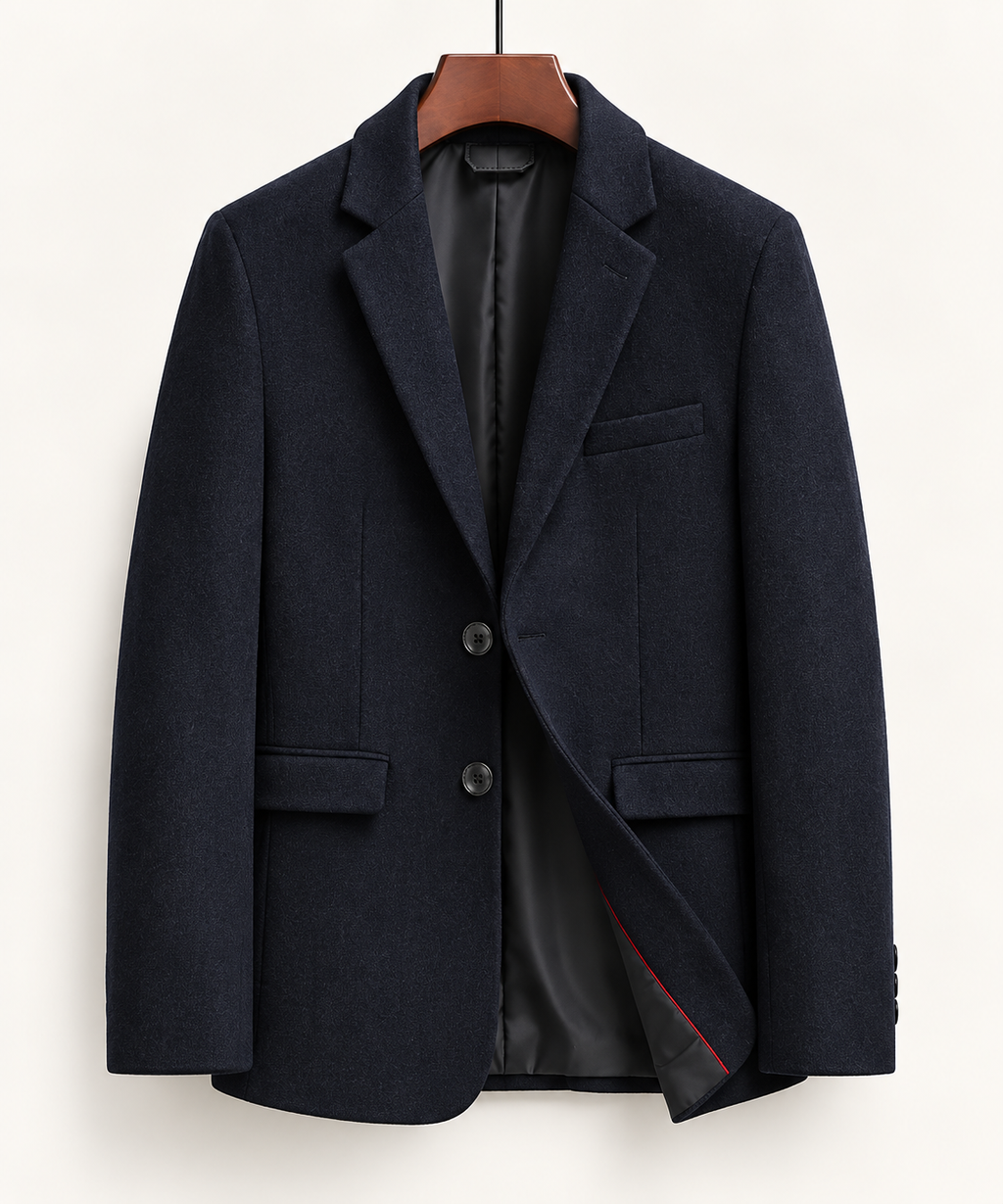 Men's woolen suit jacket