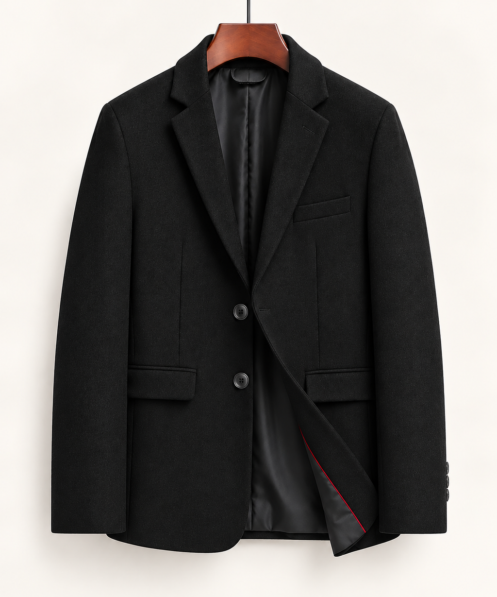 Men's woolen suit jacket