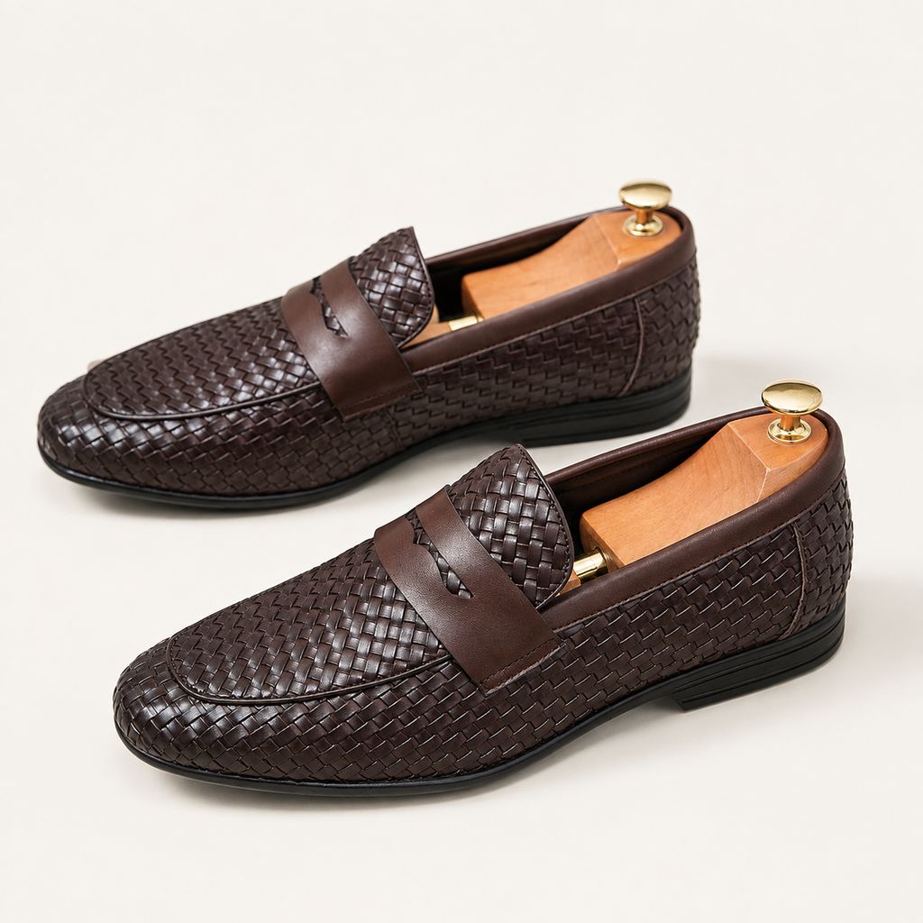 Breathable Woven Mens Loafers
