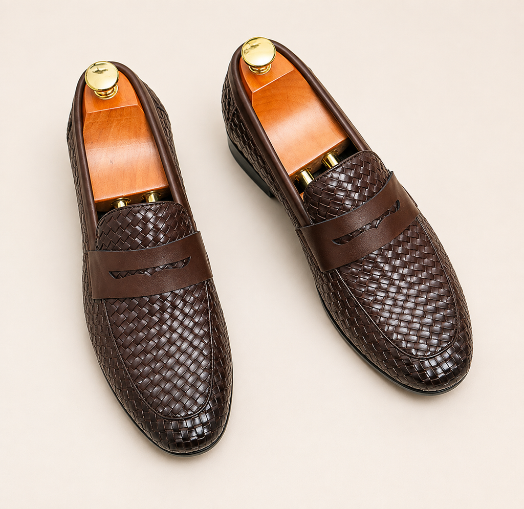 Breathable Woven Mens Loafers