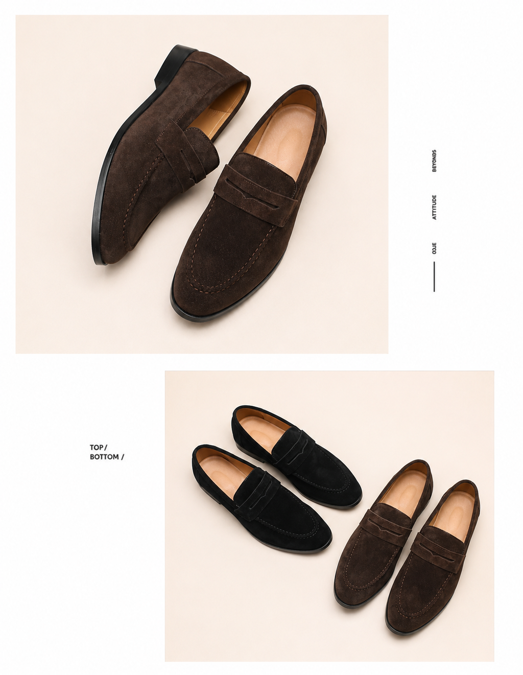 mens leather loafers